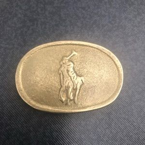 Polo belt buckle